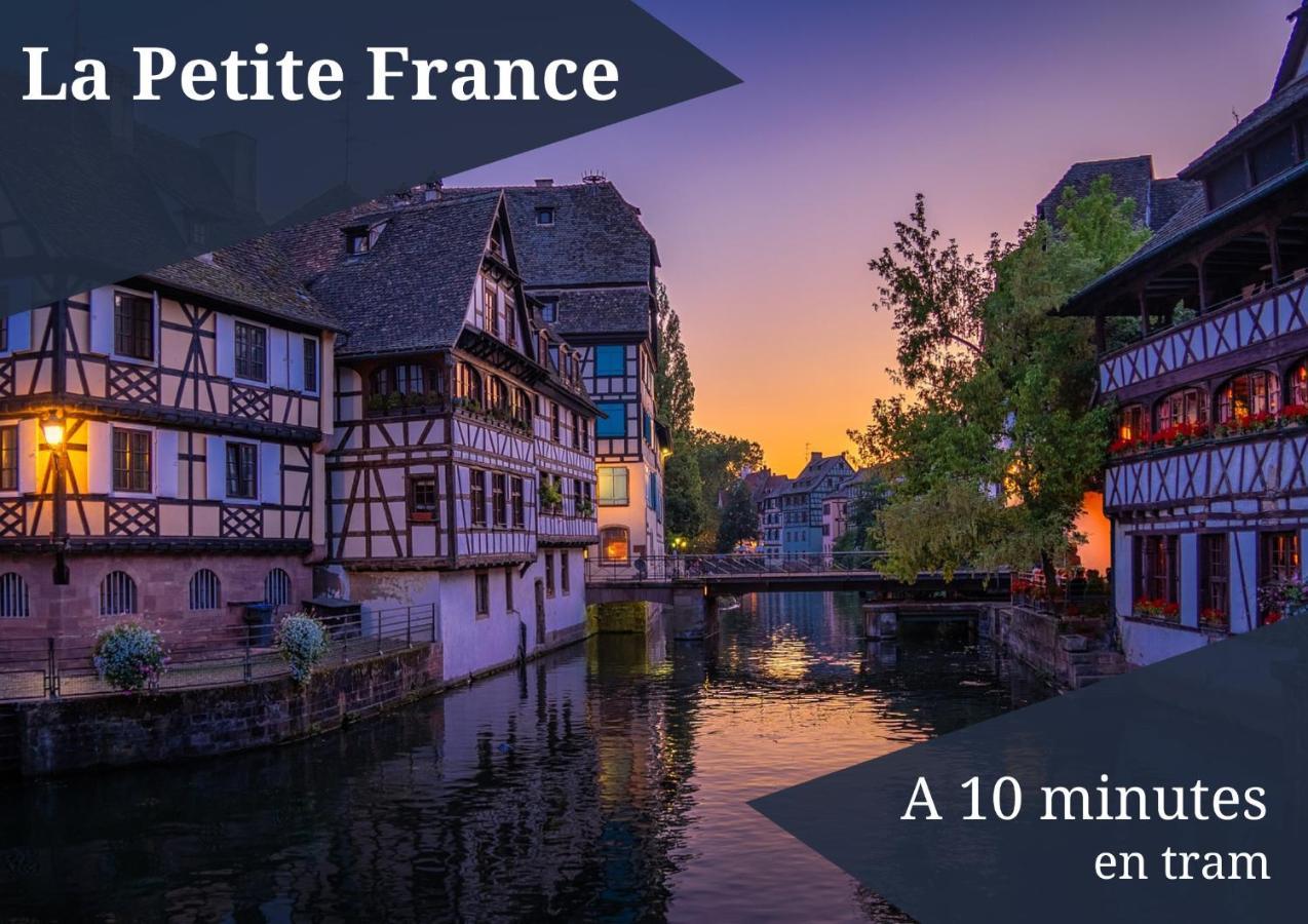 Petit Cronenbourg - GOLDEN TREE - WIFI - 5 min gare de Strasbourg Appartement Buitenkant foto